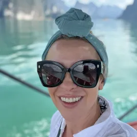 Opaska damska turban turkusowa