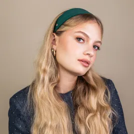 Uniwersalna gruba opaska błyszcząca zieleń