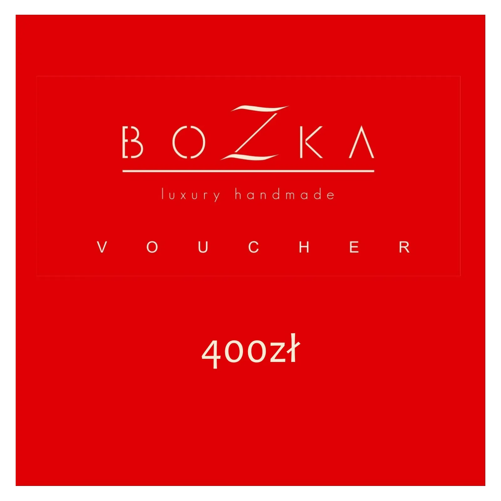 Voucher podarunkowy 400zł