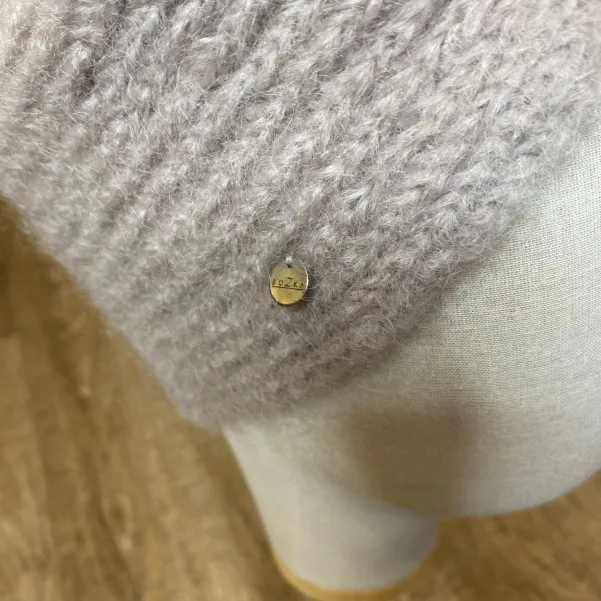 Stylowe jesienne nakrycie głowy- moherowy turban.