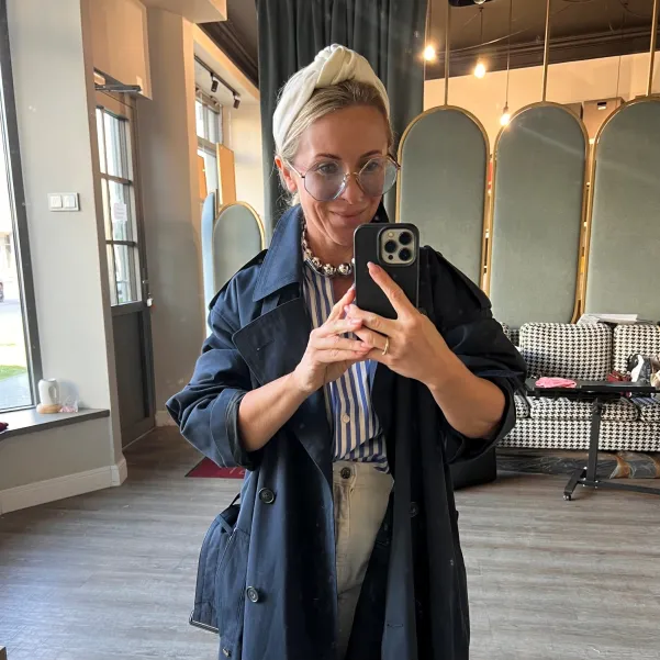 Opaska damska z supłem mascarpone.