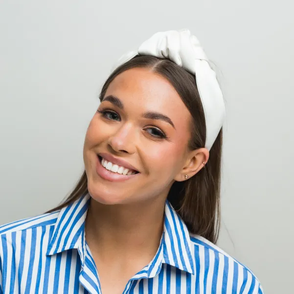 Opaska damska z supłem mascarpone.