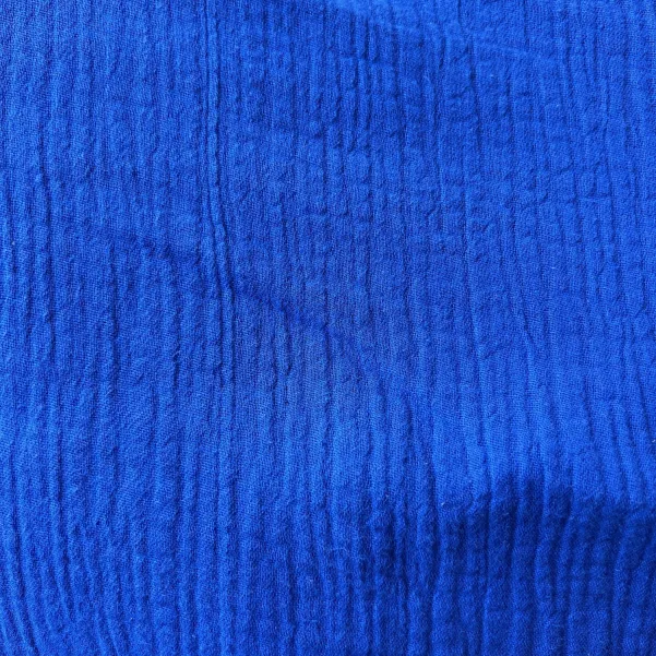 Opaska turban damski z drutem chabrowy niebieski.