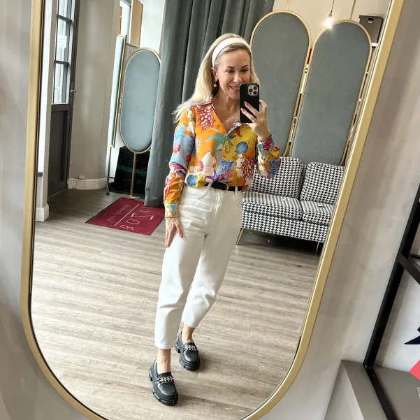 Modna kobieca opaska mascarpone.