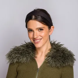 Elegancka opaska z połyskiem