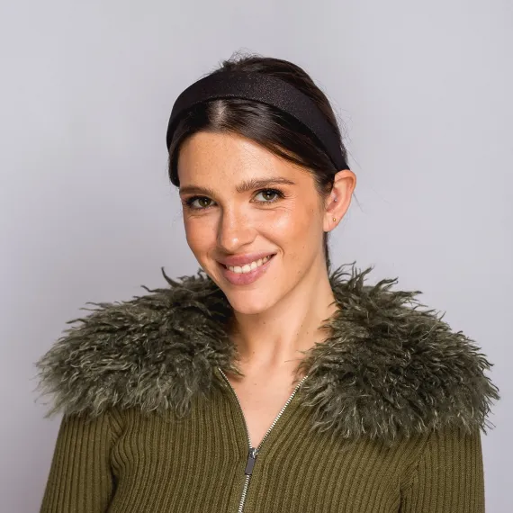 Elegancka opaska z połyskiem