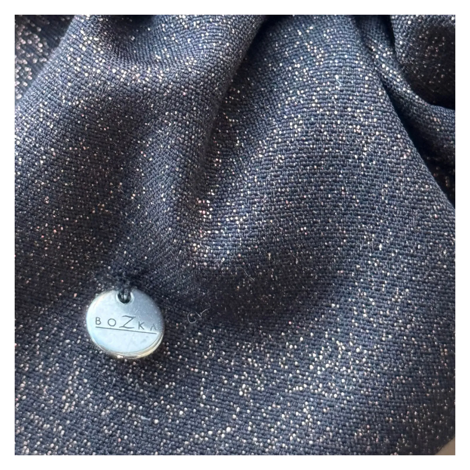 Brokatowa duża gumka scrunchie