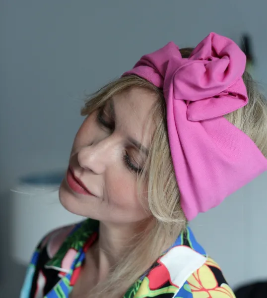 Kobiecka opaska a'la turban polskiej marki boZka.