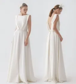 Ślubne dodatki do włosów w kolekcji sukien Rina Cossack